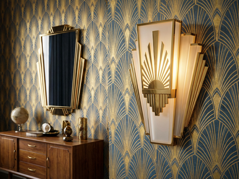Art Deco Inspired Wall Light