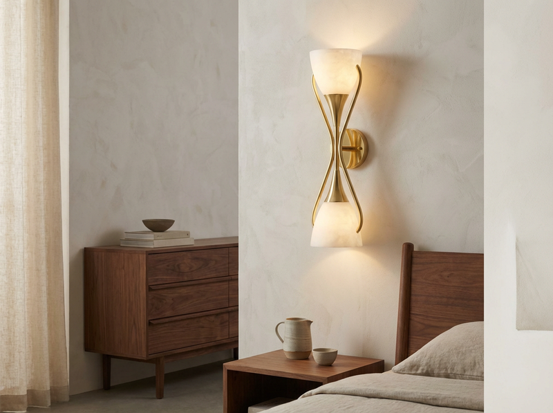 Modern Brass Wall Sconce